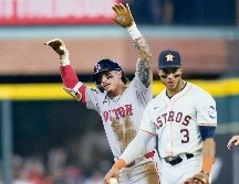 Jarren Durán fue clave en el triunfo de los Medias Rojas sobre los Astros. AFP/K. Cox