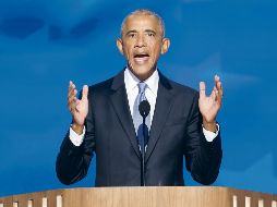 El ex presidente de Estados Unidos dio un emotivo discurso de apoyo para Kamala. EFE