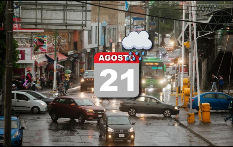 Este es el pronóstico del clima HOY miércoles 21 de agosto para Guadalajara. EL INFORMADOR/ ARCHIVO