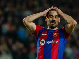 La estadía de Ilkay Gundogan con el Barcelona sería corta, pues llegó el verano pasado y debido a su alto salario el club le estaría abriendo las puertas para salir. AP/J. Monfort