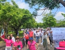 El contingente partió de Ciudad Judicial alrededor de las 11:00 horas y continuó su recorrido hasta el Parque Metropolitano. EL INFORMADOR/ O. González