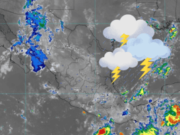 Las condiciones climáticas del país para esta semana estarán afectadas por la Onda Tropical 19. ESPECIAL / SMN