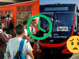 Los retrasos en varias líneas del Metro CDMX y el Metrobús llegan hasta los 20 minutos de espera. Imágenes SUN/ARCHIVO