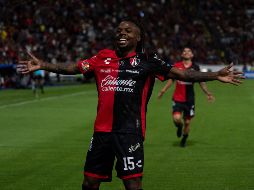 Jhon Murillo anotó el sábado su primer gol vistiendo la camiseta de Atlas. ESPECIAL / Atlas FC