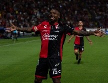 Jhon Murillo anotó el sábado su primer gol vistiendo la camiseta de Atlas. ESPECIAL / Atlas FC