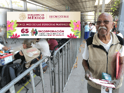 De acuerdo al calendario oficial de la Pensión Bienestar, las personas beneficiarias recibirán su beneficio hasta el próximo mes de septiembre. EL INFORMADOR / ARCHIVO / Gobierno de México