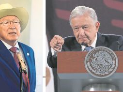 Ken Salazar y AMLO. López Obrador anunció una “pausa” en la relación con los embajadores de EU y Canadá. Los motivos de este distanciamiento son las posturas de los diplomáticos a la reforma judicial. AFP
