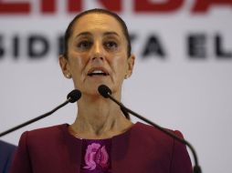 La presidenta electa, Claudia Sheinbaum, habló la noche de hoy sobre la mayoría calificada de Morena en la Cámara de Diputados y el Senado, así como la propuesta de reforma al Poder Judicial. SUN / D. Simón Sánchez
