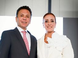 Pablo Lemus, gobernador electo, y Maye Villa de Lemus, presidenta del DIF Guadalajara. ESPECIAL