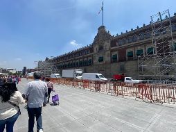 Como parte de los preparativos, se ha desplegado un operativo de seguridad en el centro histórico de la Ciudad de México. ESPECIAL / SUN