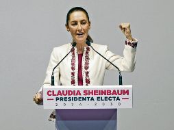 La presidente electa iniciará su administración el próximo mes. AFP