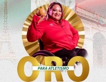 Gloria Zarza es campeona paralímpica en París 2024. X / @COPAME