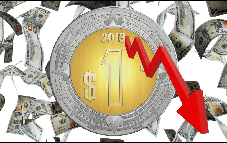 La moneda mexicana concluyó la jornada de hoy en los mercados internacionales en 20.18 pesos por dólar. ESPECIAL