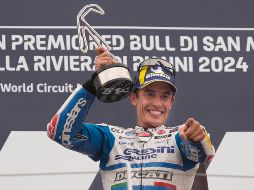 Marc Márquez ganó el GP de San Marino con autoridad, talento e inteligencia. EFE/ D. Di Giovanni.