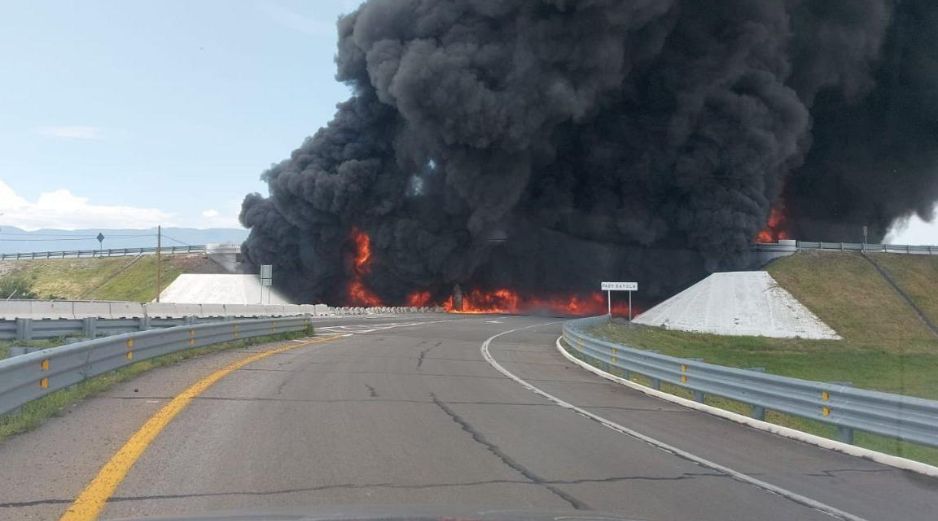 Debido al incidente, la circulación está cerrada en ambos sentidos.ESPECIAL