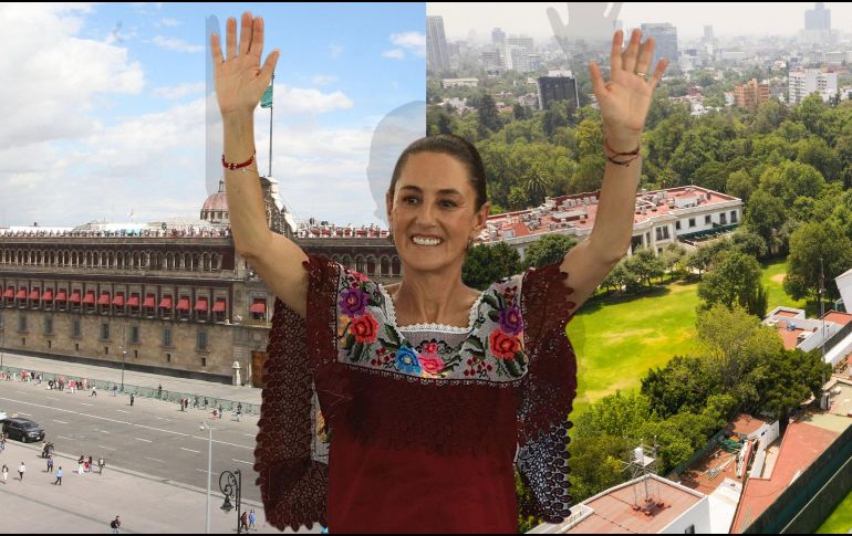 Hasta ahora, Sheinbaum no había revelado en dónde viviría cuando tome posesión como presidenta del país el 1 de octubre. ESPECIAL, SUN y AFP