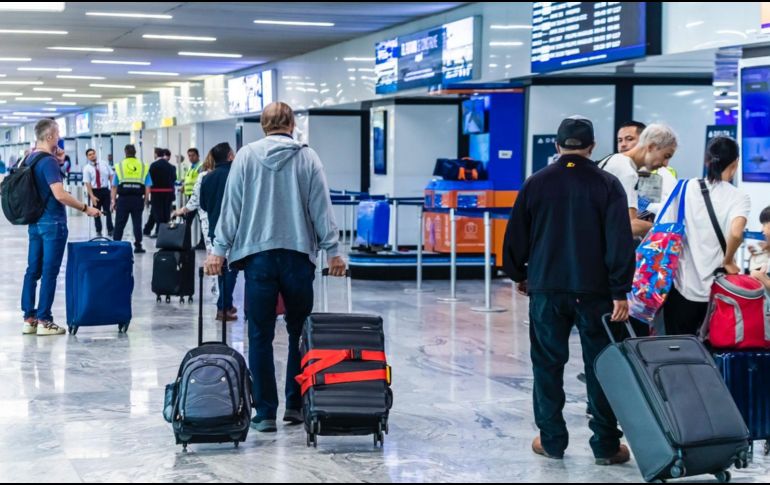 El Aeropuerto de Guadalajara reporta el arribo de 4.9 millones de pasajeros durante el periodo de enero–julio de este año. CORTESÍA.