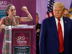 Trump aseguró en un comunicado que se encuentra en buen estado tras el incidente violento. SUN/ AFP.