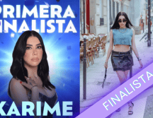 Karime Pindter festejó junto a su equipo el gran triunfo.ESPECIAL/X qLaCasaFamososMx / FACEBOOK @Karime Pindter