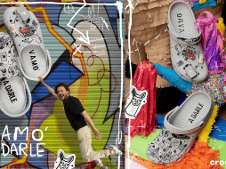 En la promoción de Luisito Comunica x Crocs resaltan que el creador de contenidos suele usar el calzado de la marca. INSTAGRAM/@crocs.mexico