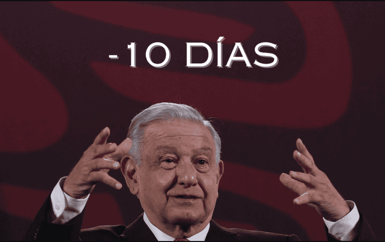 El Presidente López Obrador está a 10 días de terminar su sexenio. SUN / ARCHIVO
