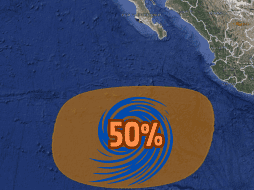 Este fenómeno se ha incrementado a un 50 por ciento y se está posicionando frente a las costas de Jalisco, Colima, Michoacán, Guerrero y Oaxaca. X/@conagua_clima