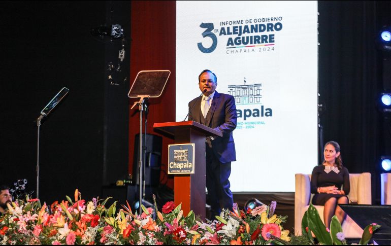 El mandatario anunció los Compromisos por Chapala 2030. EL INFORMADOR/A.NAVARRO