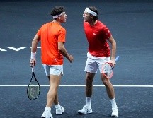 Ben Shelton y Taylor Fritz derrotaron a Carlos Alcaraz y Alexander Zverev. AP/E. Noroozi