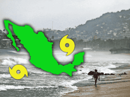 Dentro de una semana, según la estimación, dos posibles ciclones tropicales podrían afectar a México; aunque habrá que observar su evolución. SUN / ARCHIVO