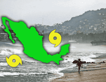 Dentro de una semana, según la estimación, dos posibles ciclones tropicales podrían afectar a México; aunque habrá que observar su evolución. SUN / ARCHIVO