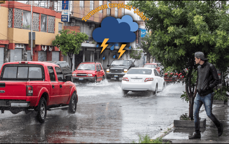 Las lluvias pronosticadas podrían estar acompañadas con descargas eléctricas y con posible caída de granizo en zonas del interior del país. SUN / ARCHIVO