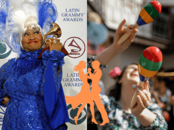 En la fotografía, Celia Cruz sostiene su Grammy a mejor álbum de salsa por 