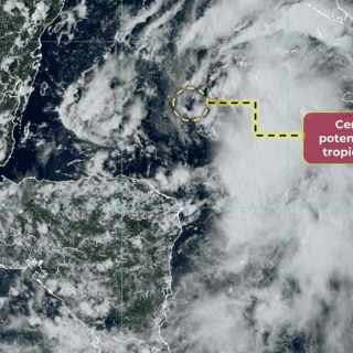 Quintana Roo y Yucatán en alerta azul ante la llegada del Ciclón Tropical Nueve