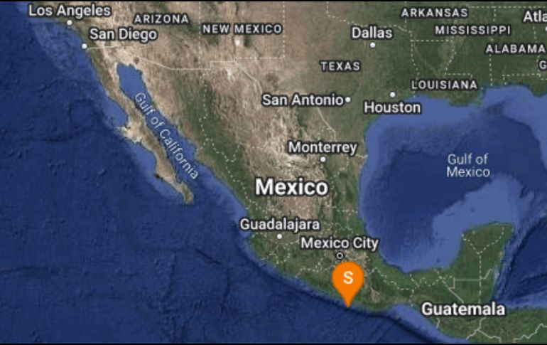 De momento no se reportan daños a raíz de este movimiento. X/ @SSNMexico.