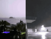 El presidente Andrés Manuel López Obrador y otras autoridades exhortaron a la gente a resguardarse. ESPECIAL/X