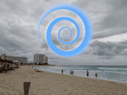 El potencial ciclón tropical Nueve continúa su desplazamiento sobre el noroeste del mar Caribe, aproximándose a costas de Quintana Roo. NTX / ARCHIVO