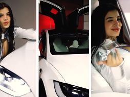 Karely Ruiz presumió su nueva adquisición en Instagram: ¡Un Tesla! ESPECIAL / Instagram @karelyruiz