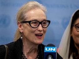 Meryl Streep puso el foco sobre la preocupante situación de las mujeres en Afganistán y Kabul. ESPECIAL / X: @UN