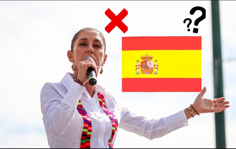 Claudia Sheinbaum decidió no invitar al rey de España a su toma de protesta. EL INFORMADOR/ ARCHIVO