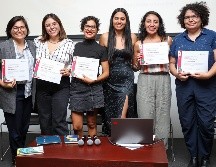 Se entregó un reconocimiento a las panelistas por su labor en la formación del programa MiBici para seguro para mujeres. EL INFORMADOR/H.FIGUEROA