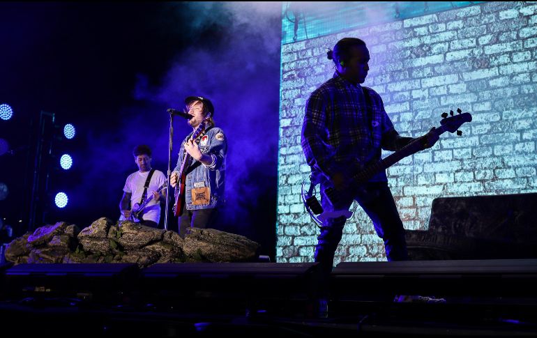 La banda de Rock Fall Out Boy se presenta en concierto por primera vez ante el público tapatío en la Arena VFG. EL INFORMADOR/H.FIGUEROA