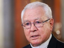 El Cardenal de Guadalajara confió en que la nueva presidenta de México, Claudia Sheinbaum haga un buen trabajo y que mire por el México que no es parte de su grupo. EL INFORMADOR / H. Figueroa