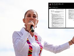 Claudia Sheinbaum presentó a 35 funcionarios más el día de ayer rumbo a la toma de protesta. EL INFORMADOR / ARCHIVO