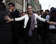 La comitiva de Sheinbaum salió del inmueble ubicado en la alcaldía de Tlalpan, en la Ciudad de México, minutos después que hiciera lo propio López Obrador. AP / ARCHIVO