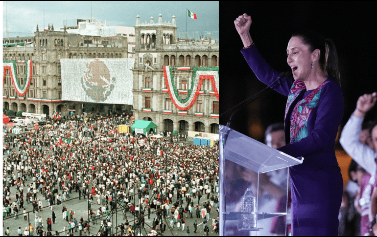 El Zócalo de la Ciudad de México se convertirá en el escenario de relevantes artistas y grupos. Imagen ilustrativa. AP/M. Ugate NOTIMEX/ARCHIVO