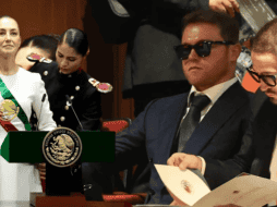 El boxeador tapatío, Saúl “Canelo” Álvarez, estuvo presente en la investidura de Claudia Sheinbaum como la nueva Presidenta de México. EFE/José Méndez/ ESPECIAL