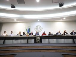 Titulares de los Organismos Públicos Descentralizados rindieron protesta frente a Juan José Frangie. ESPECIAL