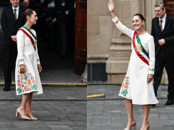 Esta pieza, que destaca por su bordado y su confección a ganchillo, representa la riqueza cultural del Istmo de Tehuantepec. ESPECIAL/ EFE/S. Gutiérrez