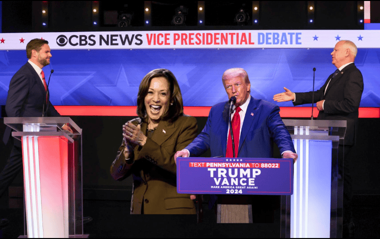 Vance acusó a la vicepresidenta y candidata demócrata, Kamala Harris, como la responsable de la frontera entre EU y México durante la administración de Joe Biden. EFE/ Sarah Yenesel/ ARCHIVO