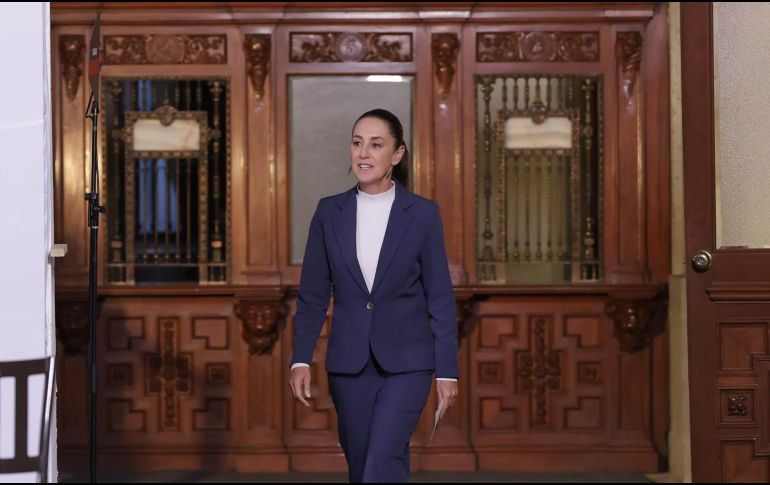 La Presidenta declaró, que gobernará para todos los mexicanos y dijo que deben tener la certeza de que pondrá su conocimiento y vida al servicio del pueblo. SUN / F. ROJAS